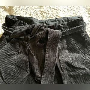 Forever21 Corduroy Pants with Cinched Ankles and Belt